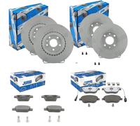 JURID BREMSSCHEIBEN + BELÄGE VORNE + HINTEN FIAT BRAVO 198 + LANCIA DELTA 844
