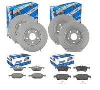 JURID BREMSSCHEIBEN + BELÄGE VORNE + HINTEN passend für VOLVO C30 C70 S40 V50