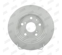 JURID Bremsscheibe hinten rechts links voll 278mm für SUZUKI FIAT 562967JC