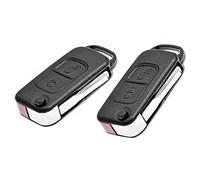 JURMANN 2X Mercedes Schlüssel Gehäuse Fernbedienung Klappschlüssel KS04NO W168 W202 W203 C208 A208 W124 A124 C124 W163 W210 R129 R170 W638