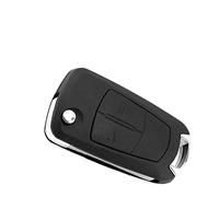 JURMANN Schlüsselgehäuse Fernbedienung Klappschlüssel 2 Tasten für Opel Astra G, H, J, Corsa D, Meriva, Signum, Vectra C, Zafira B, Schwarz, Kunststoff, Auto, SUV, Van