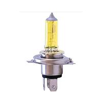 Jurmann Trade GmbH H4 AQUA VISION 12V 60/55W P43t GELB YELLOW HALOGEN LAMPEN E-GEPRÜFT 1er Faltschachtel