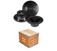 JUST SOUND best choice for caraudio Lautsprecher Boxen Einbaupaket für Musway ME62 kompatibel mit Skoda Fabia I + Kombi vorne | 80W RMS hoher Wirkungsgrad