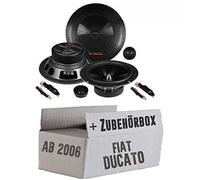 JUST SOUND best choice for caraudio Lautsprecher Boxen Musway ME6.2C - 16,5cm System Auto Einbauzubehör - Einbauset passend für FIAT Ducato 3 250 Front - justSOUND