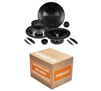 JUST SOUND best choice for caraudio Lautsprecher Boxen Musway ME6.2C - 16,5cm System Auto Einbauzubehör - Einbauset passend für VW Bus T4 Front Facelift - justSOUND