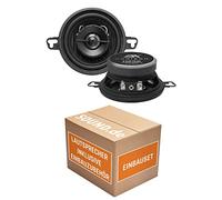 JUST SOUND best choice for caraudio Lautsprecher Einbauset passend mit ESX HZ32 87 mm 2-Wege Koax Horizon HZ 32 8,7cm Auto Einbauzubehör für VW Golf 2