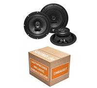 JUST SOUND best choice for caraudio Lautsprecher Einbauset passend mit Hifonics Vulcan VX62-16,5cm für Audi A4 B5 Avant