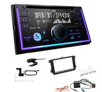 JVC 2-DIN MP3 Autoradio Bluetooth DAB+ für Volkswagen VW Caddy ab 2003