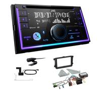 JVC 2-DIN MP3 Autoradio Bluetooth DAB+ für Volkswagen VW Caddy ab 2003 Canbus