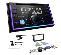 JVC 2-DIN MP3 Autoradio Bluetooth DAB+ für Volkswagen VW Caddy ab 2003 Canbus