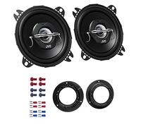 JVC Auto Lautsprecher Boxen CS-J420X 420 Watt 10 cm 2 Wege Koax passend für Mercedes A-Klasse W169 2004-2012 Türen hinten