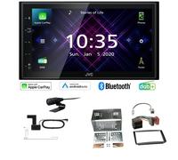 JVC Autoradio Apple CarPlay Android Auto DAB+ für KIA Cee'D 2007-2009 schwarz