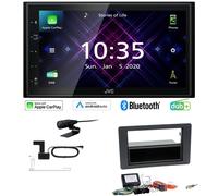 JVC Autoradio Apple CarPlay Android Auto DAB+ für Saab 9-5 2009-2011 schwarz