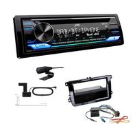 JVC CD-Receiver Autoradio DAB+ Bluetooth für Volkswagen VW Caddy III piano black