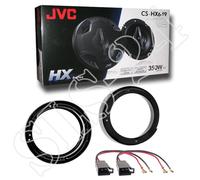 JVC CS-HX649 Lautsprecher Set 350 Watt VW Polo Fox Lautsprecherringe + Adapter