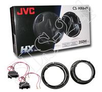 JVC CS-HX649 Lautsprecher Set VW Golf IV Passat Polo Lautsprecherringe + Adapter