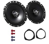 JVC CS-J1720X Lautsprecher mit Einbauset passend für Opel Corsa D ab 2006 Türen vorne 600 W 170mm 2 Wege Koax