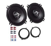 JVC CS-J520X Auto Lautsprecher Boxen 500 Watt 13 cm 2 Wege Koax kompatibel mit Audi A4 (B5) 1994-2001 Türen Front