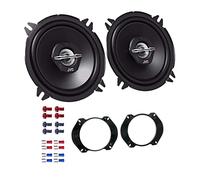 JVC CS-J520X Auto Lautsprecher Boxen 500 Watt 13 cm 2 Wege Koax passend für Peugeot 306 (7*) 1997-2001 Türen Heck