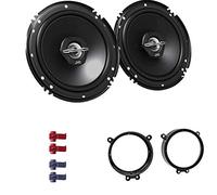 JVC CS-J620X Auto Lautsprecher 16,5 cm mit Einbauset passend für Mercedes B-Klasse T245 2005-2011 Türen vorne 600 W 165mm 2 Wege Koax