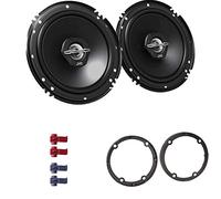 JVC CS-J620X Auto Lautsprecher 16,5 cm mit Einbauset passend für Mercedes Viano 2006-2014 Türen vorne 600 W 165mm 2 Wege Koax
