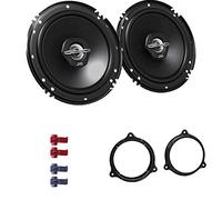 JVC CS-J620X Auto Lautsprecher 16,5 cm mit Einbauset passend für Nissan Juke ab 2010 Türen vorne 600 W 165mm 2 Wege Koax