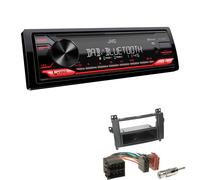 JVC Digital Auto Radio Bluetooth DAB+ USB für Mercedes-Benz Sprinter mit ISO
