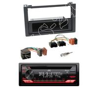 JVC KD-DB622BT Radio DAB+ USB Mit Einbauset für Saab 9-3 (YS3F) 2007-2012