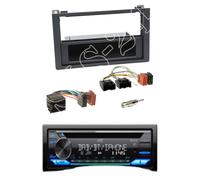 JVC KD-DB922BT Radio DAB+ Bluetooth Mit Einbauset für Saab 9-3 (YS3F)