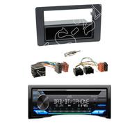JVC KD-DB922BT Radio DAB+ Bluetooth Mit Einbauset für Saab 9.5 (YS3E)