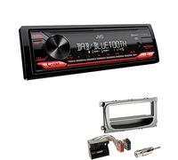 JVC Digital Auto Radio Bluetooth DAB+ USB für Ford Focus II Facelift silber