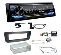 JVC KD-X472DBT Digitalradio Bluetooth FLAC Einbauset für Skoda Fabia 2 Roomster