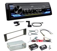 JVC KD-X472DBT Digitalradio Bluetooth USB MP3 FLAC Einbauset für Audi A4 B6 B7