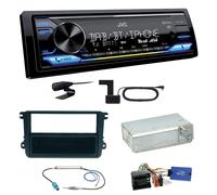 JVC KD-X472DBT Digitalradio USB MP3 Einbauset für Beetle Jetta Sharan Tiguan T5