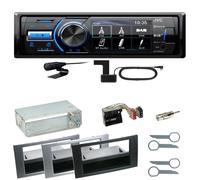 JVC KD-X561DBT DAB+ Bluetooth USB Einbauset für Ford Kuga Fusion Galaxy S-Max