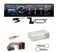 JVC KD-X561DBT DAB+ Bluetooth USB Einbauset für Mercedes SLK R170 W208 W210