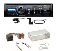 JVC KD-X561DBT DAB+ Bluetooth USB MP3 Einbauset für Seat Ibiza 6L Arosa Cordoba