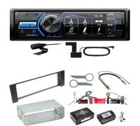 JVC KD-X561DBT Digitalradio Bluetooth USB Einbauset für Audi A4 B6 B7