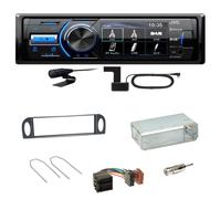 JVC KD-X561DBT Digitalradio Bluetooth USB Einbauset für Citroen C5 bis 07/2004