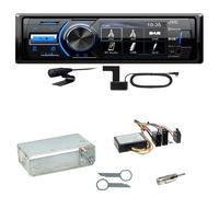 JVC KD-X561DBT Digitalradio Bluetooth USB Einbauset für Mercedes W210 ab 08/99