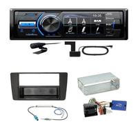 JVC KD-X561DBT Digitalradio Bluetooth USB Einbauset für Skoda Yeti 5L Octavia 2
