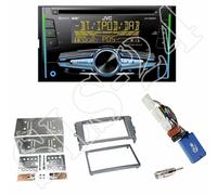 JVC KW-DB93BT Radio + Toyota Auris 2-DIN Radioblende anthrazit + LFB-Adapter