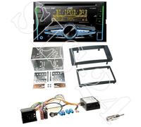 JVC KW-DB93BT Radio + VW Touareg/T5 2-DIN Radioblende black +Can-Bus Adapter SET