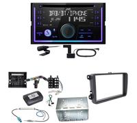 JVC KW-DB95BT Bluetooth Digitalradio Einbauset für Tiguan Amarok Caddy Jetta