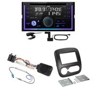 JVC KW-DB95BT Bluetooth Digitalradio USB CD Einbauset für Renault Trafic 3