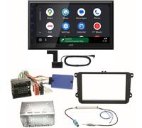 JVC KW-M595DBT Android Auto CarPlay Einbauset für Golf 5 6 Passat 3C B7 Touran