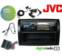 JVC TFT Bluetooth DAB+ USB Radio Antenne inkl. passend für Mercedes Sprinter