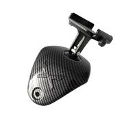 JVEIWAD Kompatibel Mit Yamaha Tricity 300 Tricity300 2023 Carbon Fiber Rear Hugger Fender Lenker Obere Wasserhahnabdeckung Shell + Telefonhalter Tricity(1set Carbon Black)