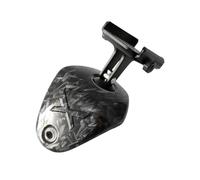 JVEIWAD Kompatibel Mit Yamaha Tricity 300 Tricity300 2023 Carbon Fiber Rear Hugger Fender Lenker Obere Wasserhahnabdeckung Shell + Telefonhalter Tricity(1set Forging Black)