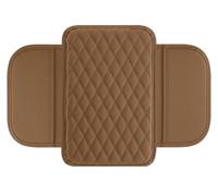 JXZXC Auto Armlehne Abdeckung Für VW T-Cross, PU Leder Seasons Universal Mittelarmlehne Schutz Auto Innenraum Zubehör,C Brown